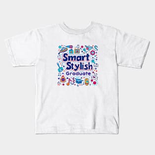 Smart Sylish graduate Kids T-Shirt